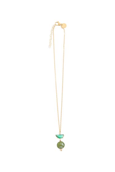 Necklace MurrinaMurano Venezia Woman Ocean Odissey in Steel Cristallo GM0310.10 - GM0310.10
